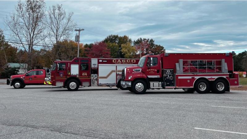 Fire Station Holiday Lights 2024