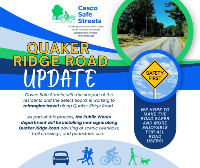 Quaker Ridge Road Update