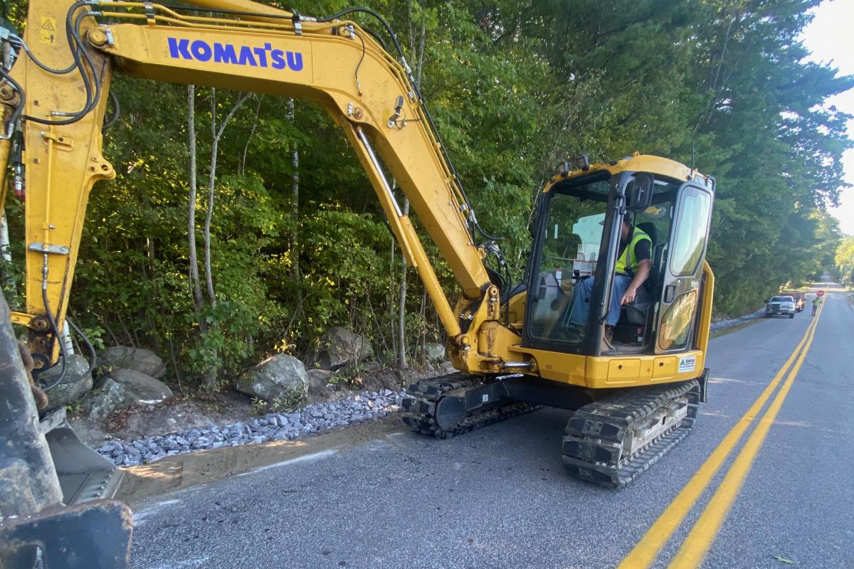 Mayberry Hill Road Ditching
