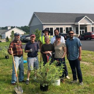 Planting at Casco Gas & Convenience
