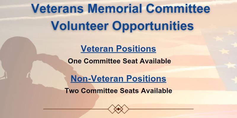 Veterans Committee Vacancies